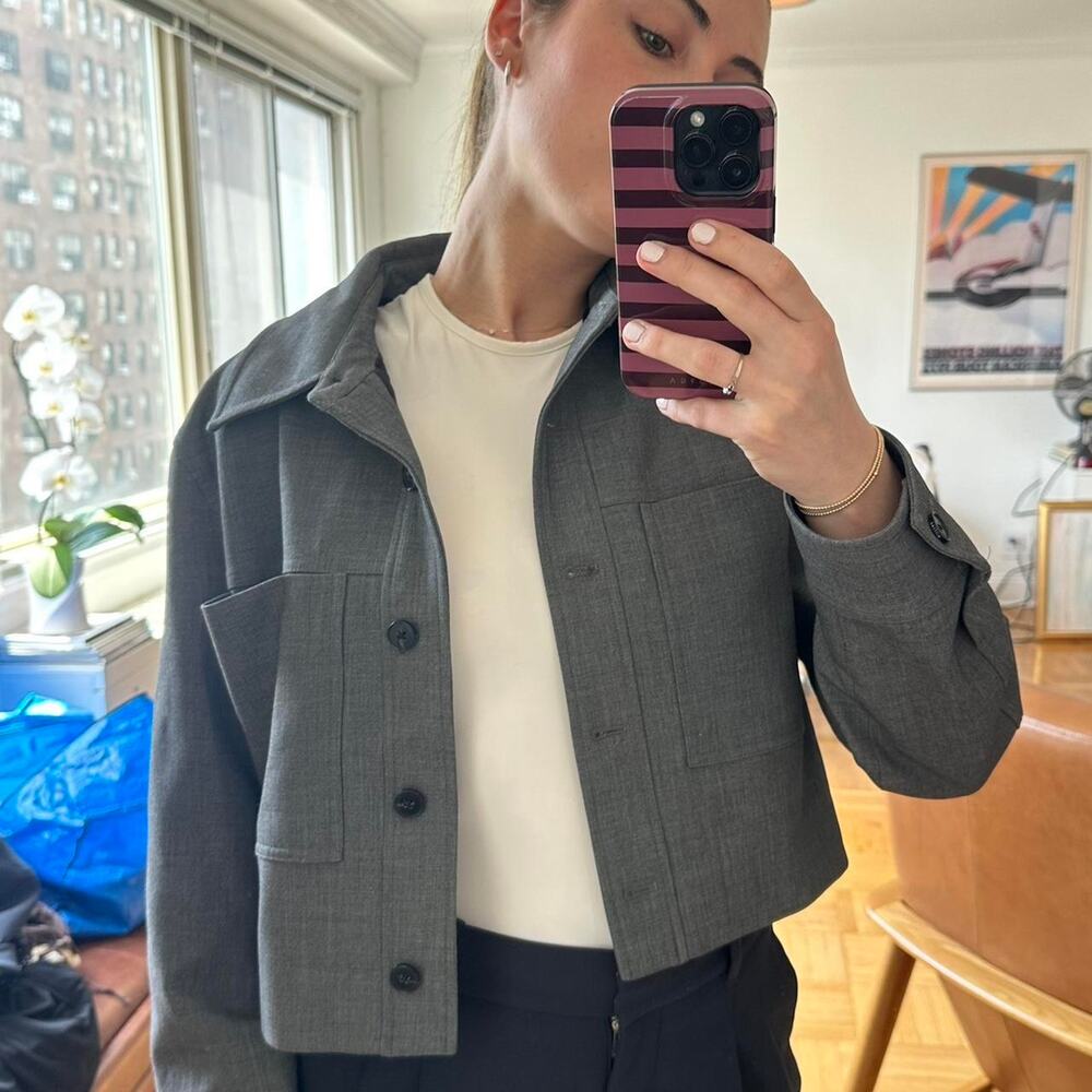 Aritzia wilfred little cropped jacket
